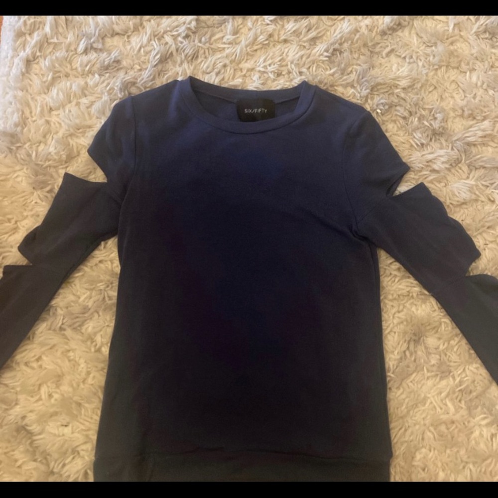 Blue long sleeve shirt